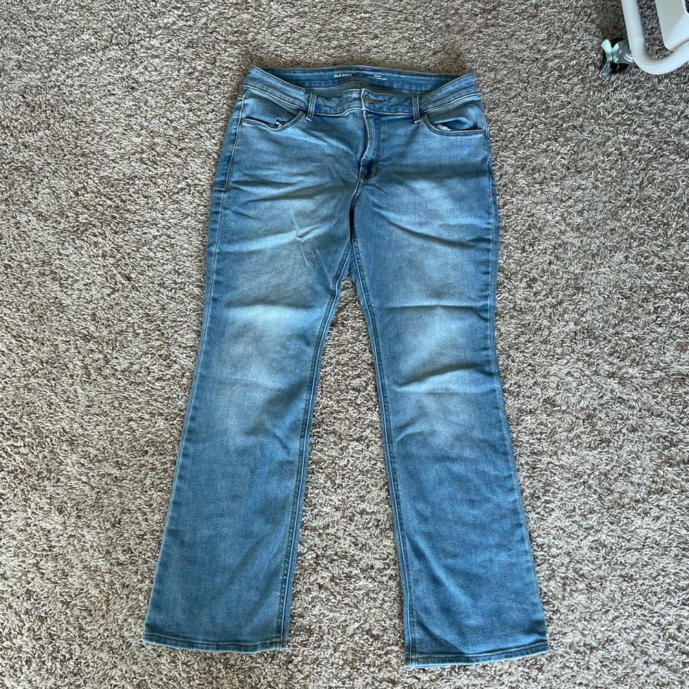 Old Navy Mid-Rise Kicker Boot Cut Women's Jeans